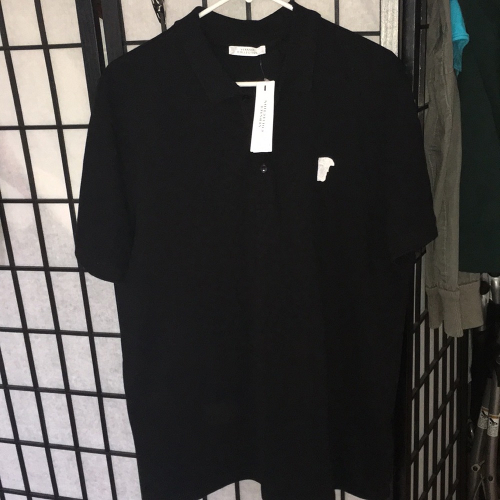 ON SALE!! BNWT designer 100% Versace polo shirt - Picture 3 of 5